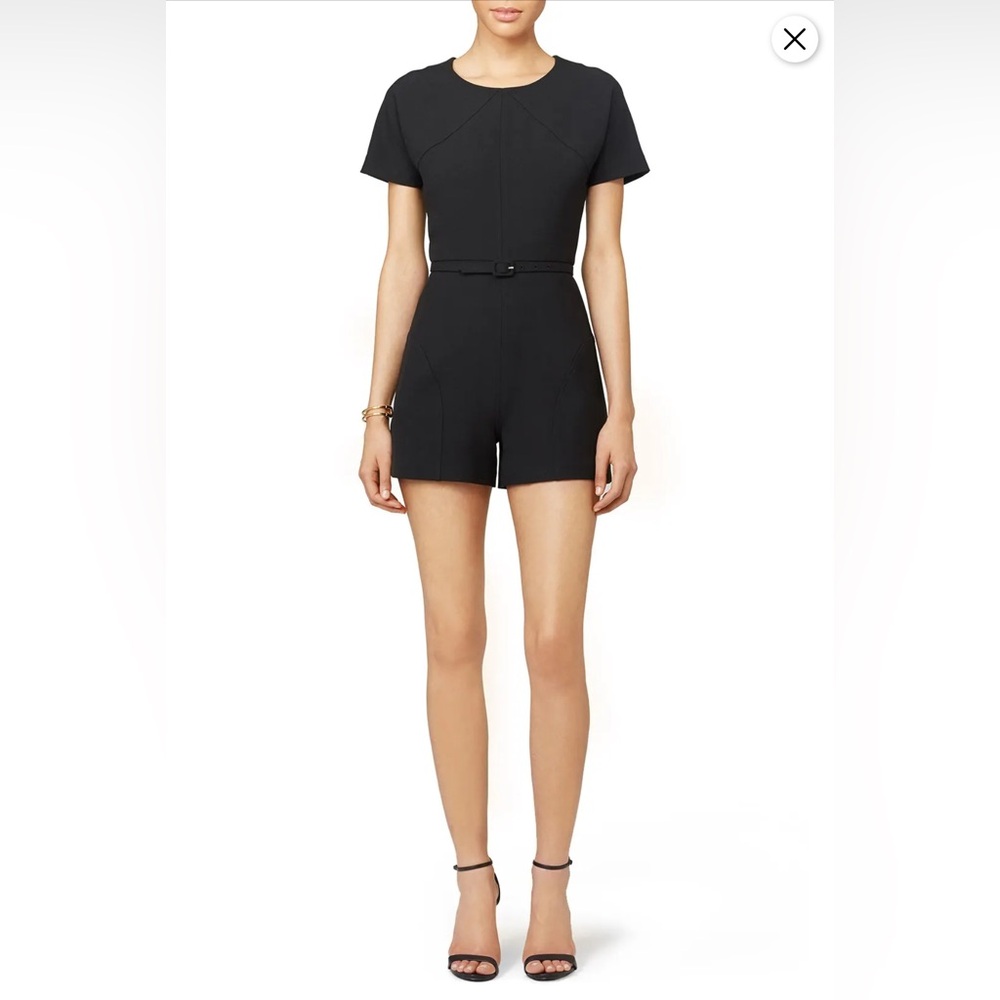 Rachel Zoe Black Delaney Romper Size 6